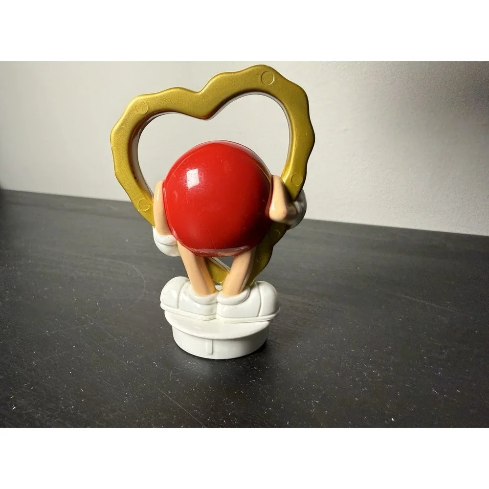 Vintage M&m Candy Topper Red Heart Shape Frame Valentines Day